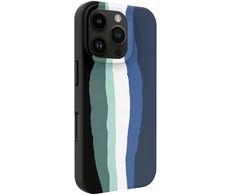 Aizmugurējais vāciņš Evelatus Apple iPhone 16 Pro Multi-Colored Silikoninis dėklas With MagSafe Aqua Mėlyna EVEA16PSCMULTISSA ()