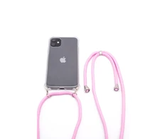 Dėklas Evelatus Apple iPhone X/XS Case with rope Stripes Rožinė Transparent