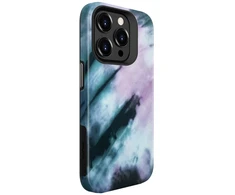 Dėklas Evelatus Armor lieta iPhone 15 Pro Max TPU + PC divu slāņu pielāgots mėlynas rozā prints triecienizturīga izturīga aizsardzība