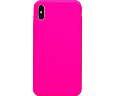 Evelatus Apple iPhone XR Premium Soft Touch Silikoninis dėklas Hot Rožinė