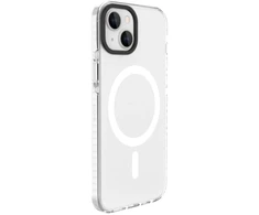 Dėklas Evelatus Apple iPhone 15 Plus Clear Case PC+TPU With MagSafe Transparent