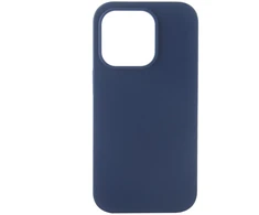 Dėklas Evelatus iPhone 14 Pro Max Premium Silikona Vāks Mīksts Taustiņš Tumši Zilā
