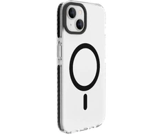 Evelatus Apple iPhone 15 Plus Clear Case PC+TPU With MagSafe Transparent Juodas