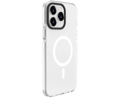Dėklas Evelatus Apple iPhone 15 Pro Max Clear Case PC+TPU With MagSafe Transparent