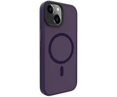 Dėklas Evelatus Apple iPhone 15 Hybird Case With Magsafe PC+TPU Deep Violetinė
