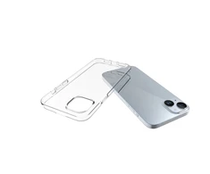 Evelatus Apple iPhone 15 Plus Clear Silikoninis dėklas 1.5mm TPU Transparent