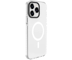 Dėklas Evelatus Apple iPhone 15 Pro Max Clear Case PC+TPU With MagSafe Transparent