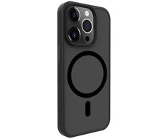 Dėklas Evelatus Apple iPhone 15 Pro Hybird Case With Magsafe PC+TPU Juodas
