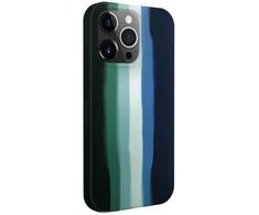 Dėklas Evelatus Apple iPhone 15 Pro Max Silicone case Multi-Colored Žalias