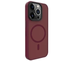 Dėklas Evelatus Apple iPhone 15 Pro Max Hybird Case With Magsafe PC+TPU Plum