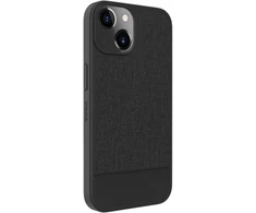 Dėklas Evelatus Apple iPhone 15 Plus Plactic Leather Magsafe Back Cover Juodas
