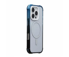 Dėklas Evelatus iPhone 16 Pro Aizsardzības Gadījums MagSafe Gradient Melns–Zils