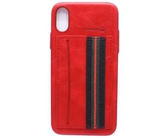 Dėklas Evelatus Apple iPhone X Cubit Plastic Raudona