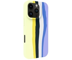 Aizmugurējais vāciņš Evelatus Apple iPhone 16 Pro Multi-Colored Silikoninis dėklas With MagSafe Ceramic Baltas EVEA16PSCMULTISSS ()