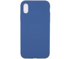 Aizmugurējais vāciņš Evelatus Apple iPhone X Premium Soft Touch Silikoninis dėklas Mėlyna Cobalt 003333 ()