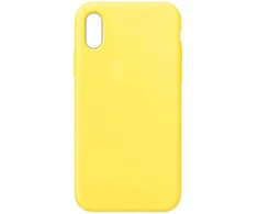 Evelatus Apple iPhone XR Premium Soft Touch Silikoninis dėklas Light Geltona