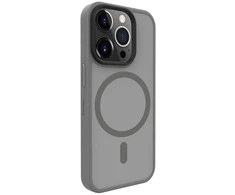 Dėklas Evelatus Apple iPhone 15 Pro Hybird Case With Magsafe PC+TPU Sidabrinis