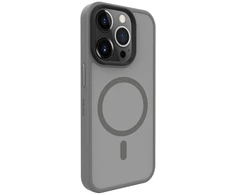 Dėklas Evelatus Apple iPhone 15 Pro Max Hybird Case With Magsafe PC+TPU Sidabrinis