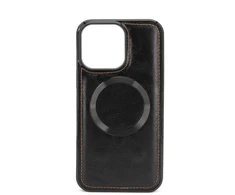 Dėklas Evelatus Apple iPhone 15 Pro Multifunctional Wallet wristband leather case Juodas