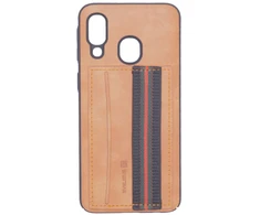 Dėklas Evelatus Samsung A40 Cubit Plastic Brown