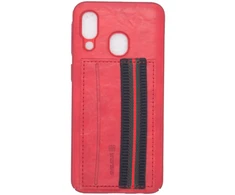 Dėklas Evelatus Samsung A40 Cubit Plastic Raudona