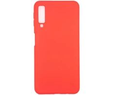 Aizmugurējais vāciņš Evelatus Samsung Galaxy A7 2018 Nano Silikoninis dėklas Soft Touch TPU Raudona EVESA72018SCR ()