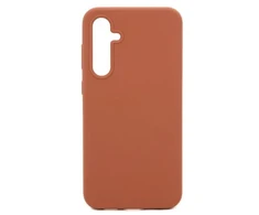 Aizmugurējais vāciņš Evelatus Samsung Galaxy S24 Premium Soft Touch Silikoninis dėklas Brown EVESAMS24PSCBR ()
