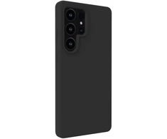 Aizmugurējais vāciņš Evelatus Samsung Galaxy S25 Ultra Premium Magnetic Soft Touch Silikoninis dėklas Juodas ()