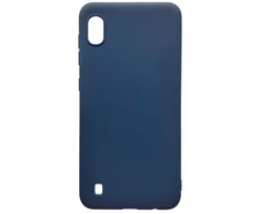 Aizmugurējais vāciņš Evelatus Samsung Galaxy A10 Soft Touch Silikoninis dėklas with Strap Dark Mėlyna ESGA10STSCWSDB ()
