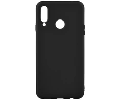 Evelatus Samsung Galaxy A20s Nano Silikoninis dėklas Soft Touch TPU Juodas