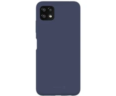 Evelatus Samsung Galaxy A22 5G Premium Soft Touch Silikoninis dėklas Midnight Mėlyna