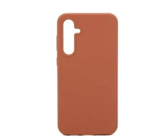 Aizmugurējais vāciņš Evelatus Samsung Galaxy A34 Premium Soft Touch Silikoninis dėklas Saddle Brown EVESAMA34PSCSB ()