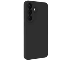 Back Cover Evelatus Samsung Galaxy S25 FE Premium Magnetic Soft Touch Silikoninis dėklas Juodas