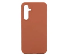 Aizmugurējais vāciņš Evelatus Samsung Galaxy A54 Premium Soft Touch Silikoninis dėklas Saddle Brown EVESAMA54PSSB ()
