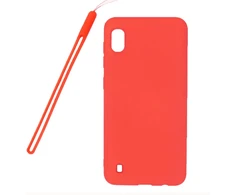 Aizmugurējais vāciņš Evelatus Samsung Galaxy A10 Nano Silikoninis dėklas Soft Touch TPU Raudona ESGA10STSCWSR ()