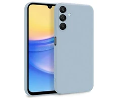 Aizmugurējais vāciņš Evelatus Samsung Galaxy A15 Premium Soft Touch Silikoninis dėklas Pilkas Mėlyna EVESAMA15PSCGB ()