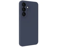 Aizmugurējais vāciņš Evelatus Samsung Galaxy S25 FE Premium Magnetic Soft Touch Silikoninis dėklas Dark Mėlyna EVESAMS25FEPMSCDB ()