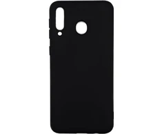 Aizmugurējais vāciņš Evelatus Samsung Galaxy A40s Nano Silikoninis dėklas Soft Touch TPU Juodas ESA40SSTSB ()