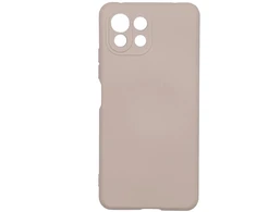 Evelatus Xiaomi Mi 11 Lite/11 Lite 5G/11 Lite 5G NE Nano Silikoninis dėklas Soft Touch TPU rusvai gelsvas