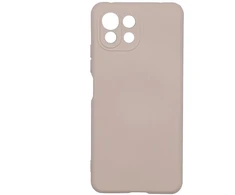 Evelatus Xiaomi Mi 11 Lite/11 Lite 5G/11 Lite 5G NE Nano Silikoninis dėklas Soft Touch TPU rusvai gelsvas