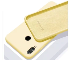 Dėklas Evelatus Xiaomi Mi 9 Lite Soft Silicone Geltona