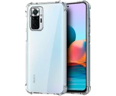 Evelatus Xiaomi Redmi Note 10S/Poco M5s Military Shockproof Silikoninis dėklas TPU Transparent
