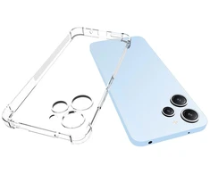 Evelatus Xiaomi Redmi 12 Military Shockproof Silikoninis dėklas Transparent Transparent