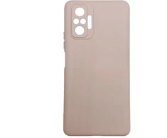 Evelatus Xiaomi Redmi Note 10 Pro Nano Silikoninis dėklas Soft Touch TPU rusvai gelsvas