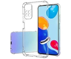 Evelatus Xiaomi Redmi Note 11/11S Military Shockproof Silikoninis dėklas TPU Transparent