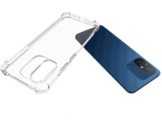 Evelatus Xiaomi Redmi 12C Military Shockproof Silikoninis dėklas Transparent Transparent