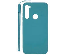 Aizmugurējais vāciņš Evelatus Xiaomi Xiaomi Redmi Note 8 / Redmi Note 8 2021 Soft Touch Silikoninis dėklas with Strap Mėlyna EXRN8STSCWSBL ()
