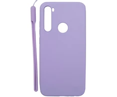 Evelatus Xiaomi Xiaomi Redmi Note 8 / Redmi Note 8 2021 Soft Touch Silikoninis dėklas with Strap Violetinė