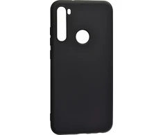 Evelatus Xiaomi Xiaomi Redmi Note 8 / Redmi Note 8 2021 Soft Touch Silikoninis dėklas with Strap Juodas