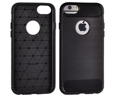 Dėklas GreenGo Samsung S10 G970 Carbon Case Juodas